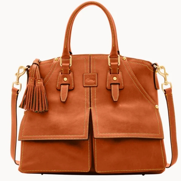 Dooney & Bourke Handbags - 🔥Dooney & Bourke Florentine Clayton In Natural With Gold Hardware, New W/Tags!